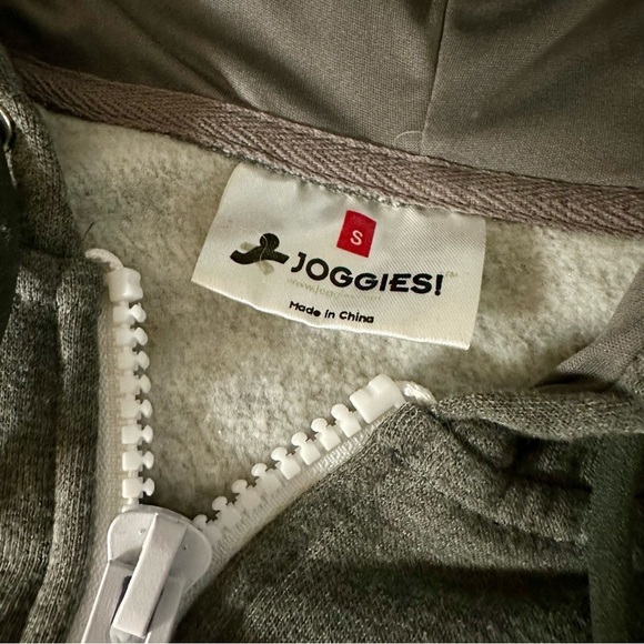 Joggies Charcoal Gray Adult Unisex Footless Hoodie Onesie Pajamas, Small - Picture 8 of 9